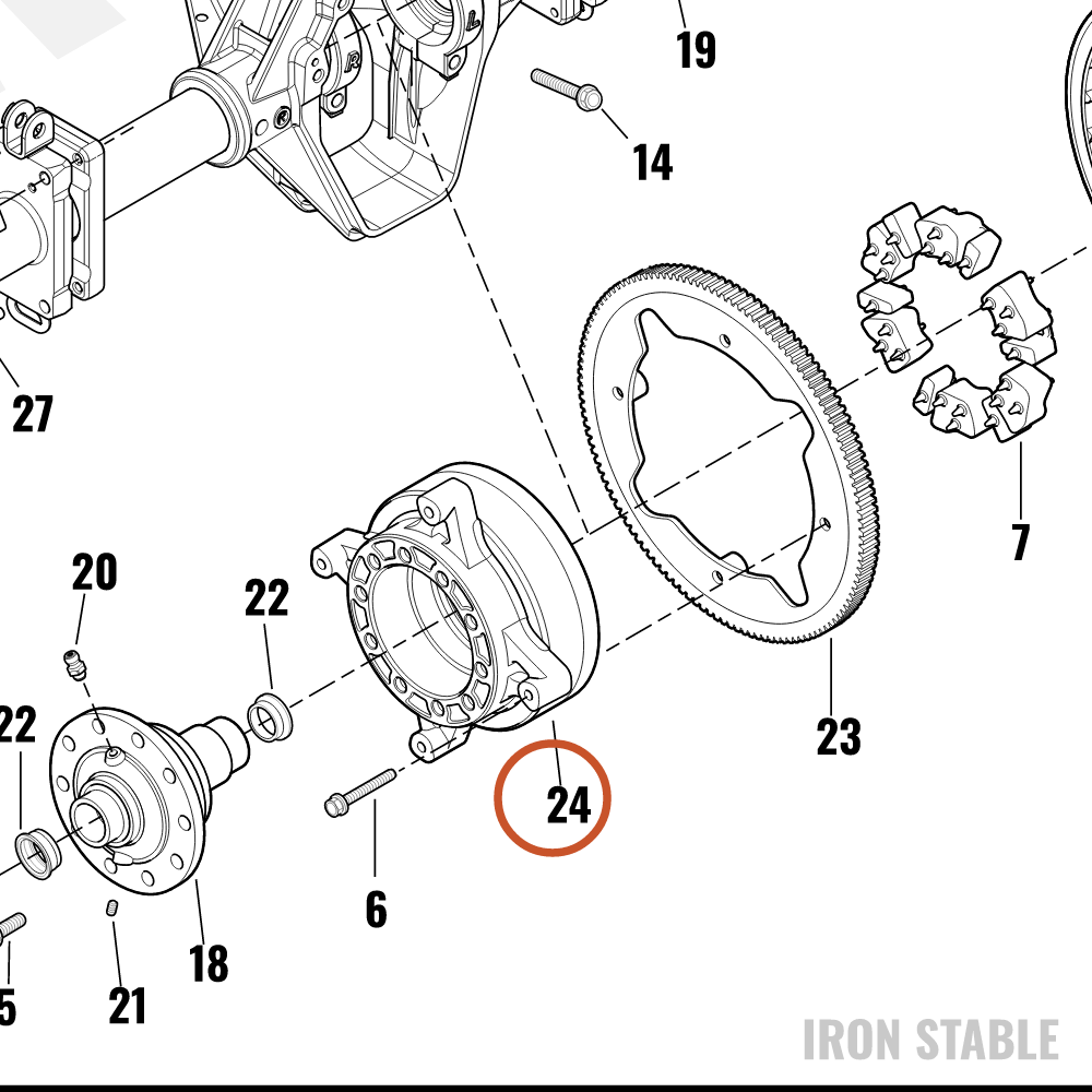 Harley-Davidson Compensator Bowl Assembly Kit, Flh