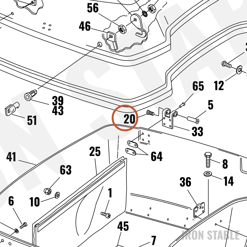 Harley-Davidson Hinge Pin Kit