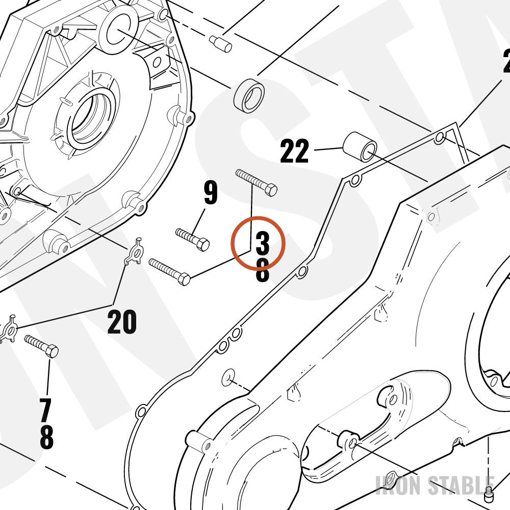 Harley-Davidson Screw, Hexcap