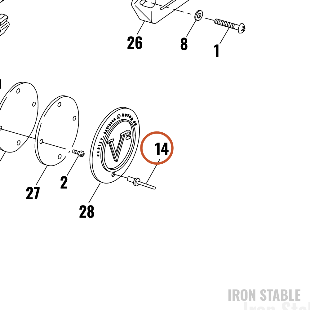 Harley-Davidson Blind Rivet