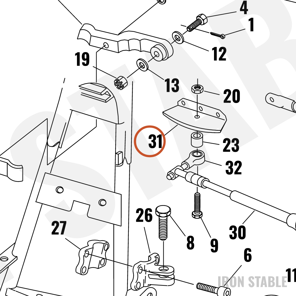 Harley-Davidson Steering Damper Bracket