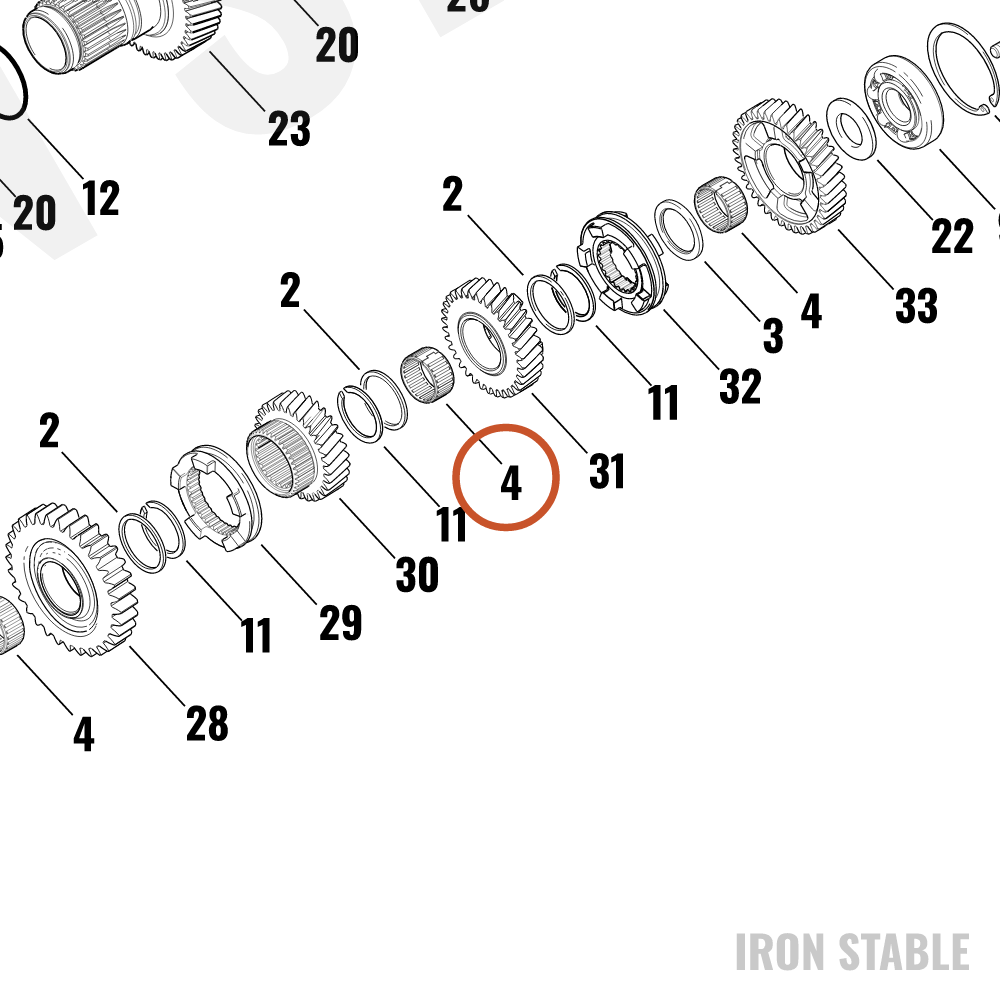 Harley-Davidson Needle Bearing