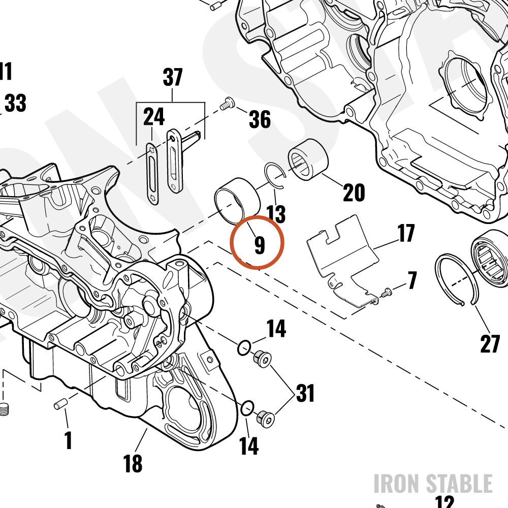 Harley-Davidson Outer Race, Bearing