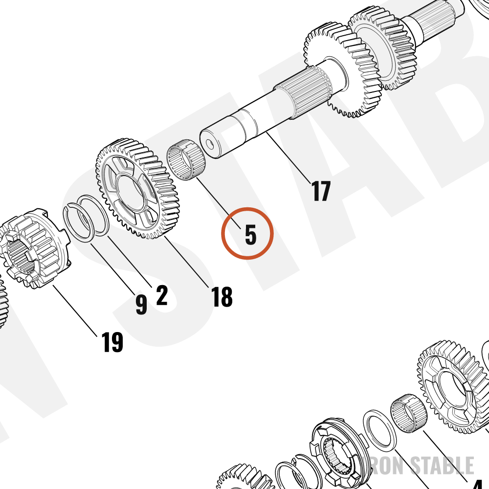 Harley-Davidson Bearing, Split Cage