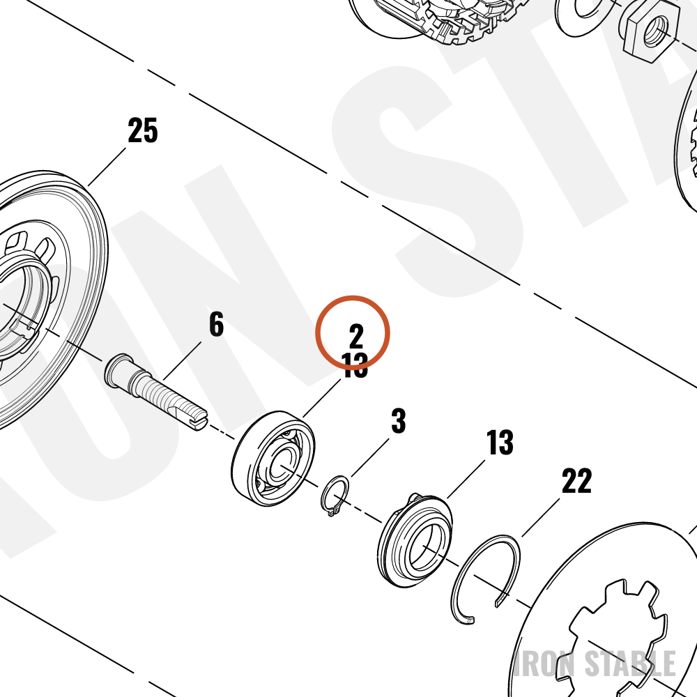 Harley-Davidson Bearing, Clutch Ramp, Xl