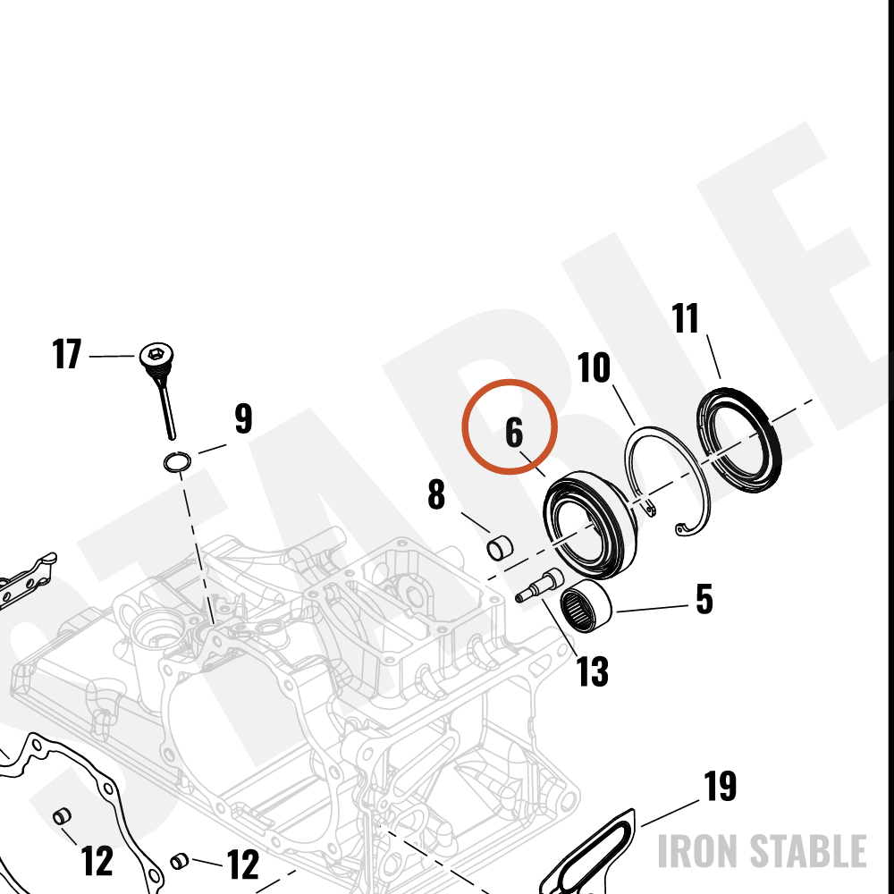Harley-Davidson Ball Bearing, Single Row