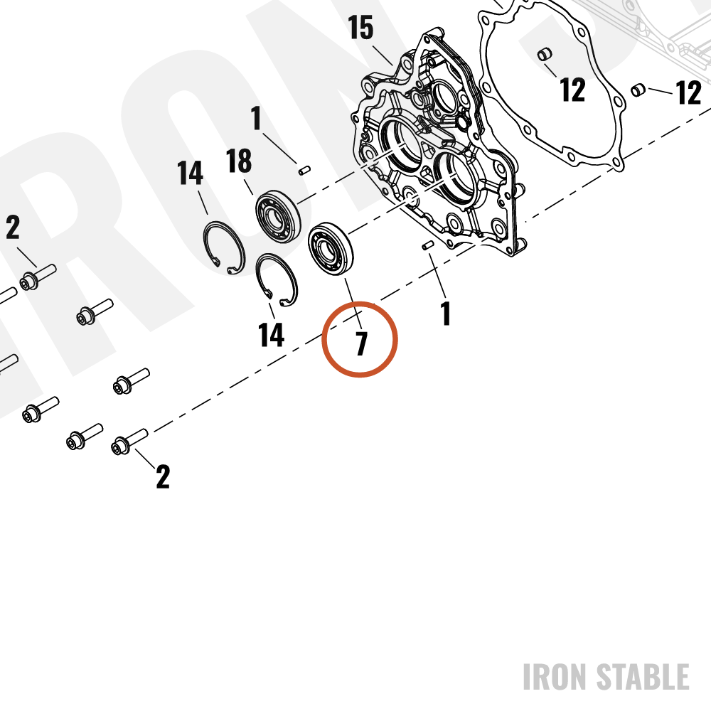 Harley-Davidson Bearing, Roll Elem, Ball