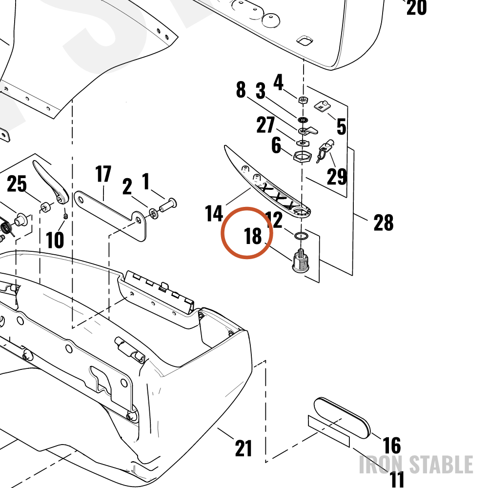 Harley-Davidson Sdl Bag Lock Assembly (Req Keycode)