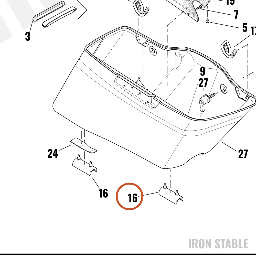 Harley-Davidson S-Bag Btm, X