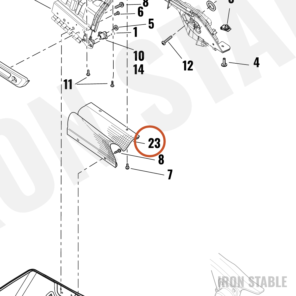 Harley-Davidson S-Bag Btm, Inr, Tether