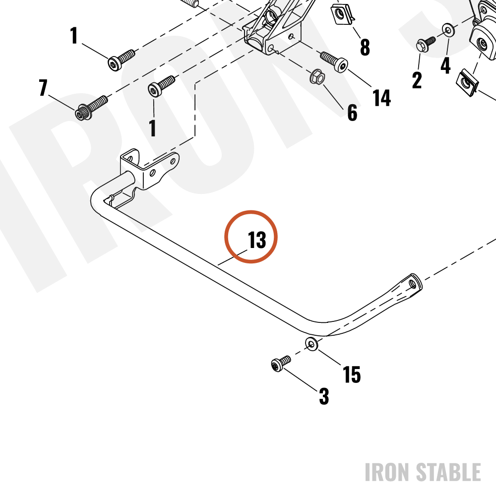 Harley-Davidson S-Bag Btm, Assembly, Rh