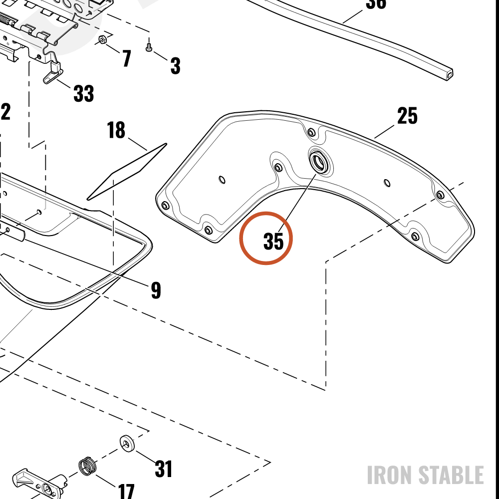 Harley-Davidson Bom Kit-Gasket, Inr-Bracket, Saddlebag,
