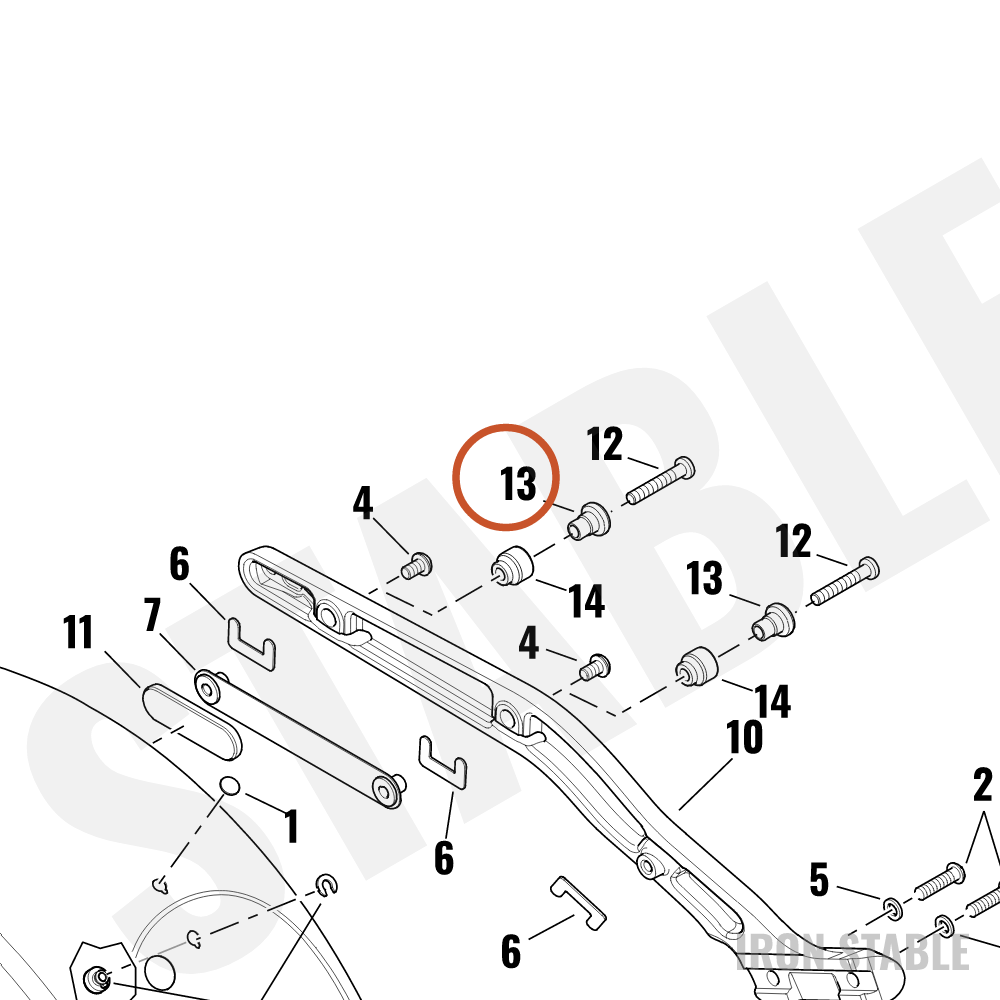 Harley-Davidson Pl/Bracket, S-Bag Mounting, Docking