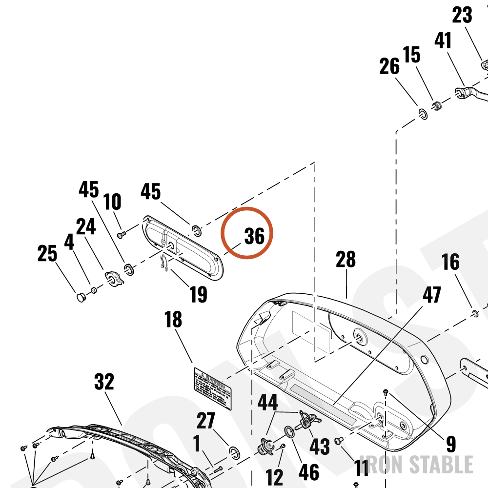 Harley-Davidson Pl/Bracket, S-Bag Mounting, Assembly, Inr, Rh