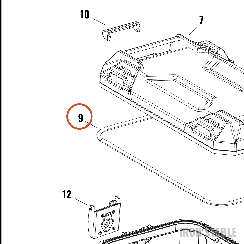 Harley-Davidson S-Bag, Gasket, Rh