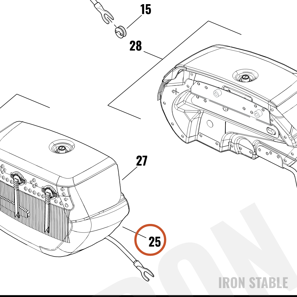 Harley-Davidson S-Bag Btm, Rh