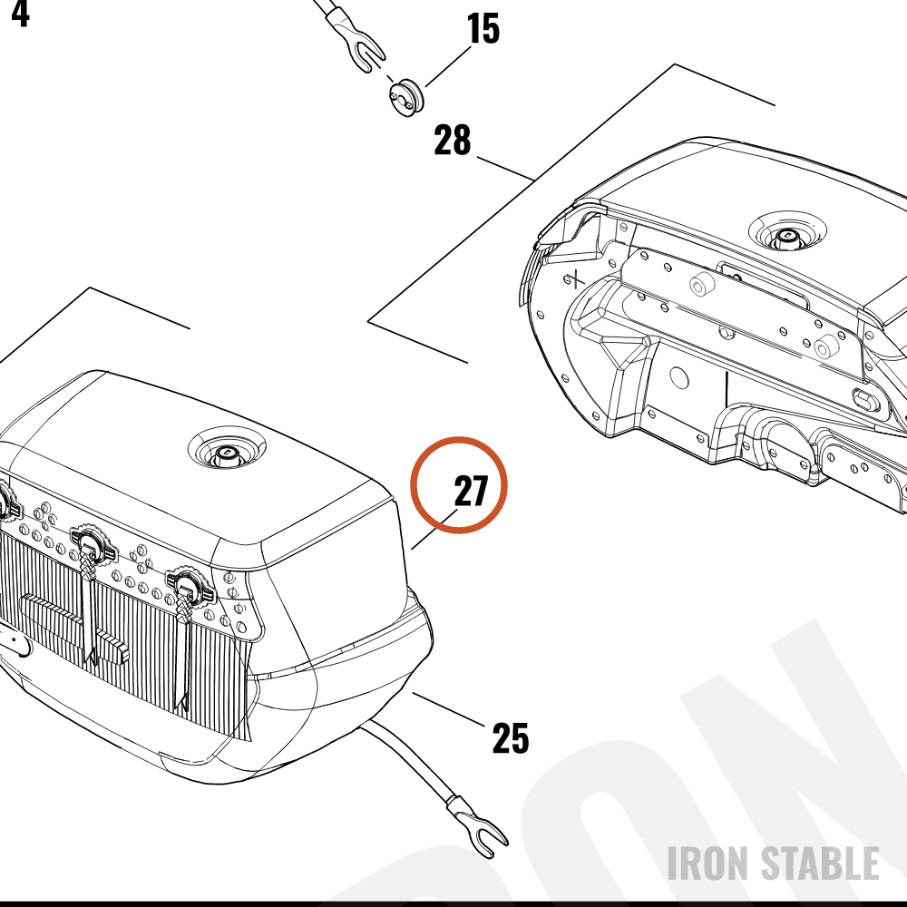 Harley-Davidson Cover, S-Bag, Rh