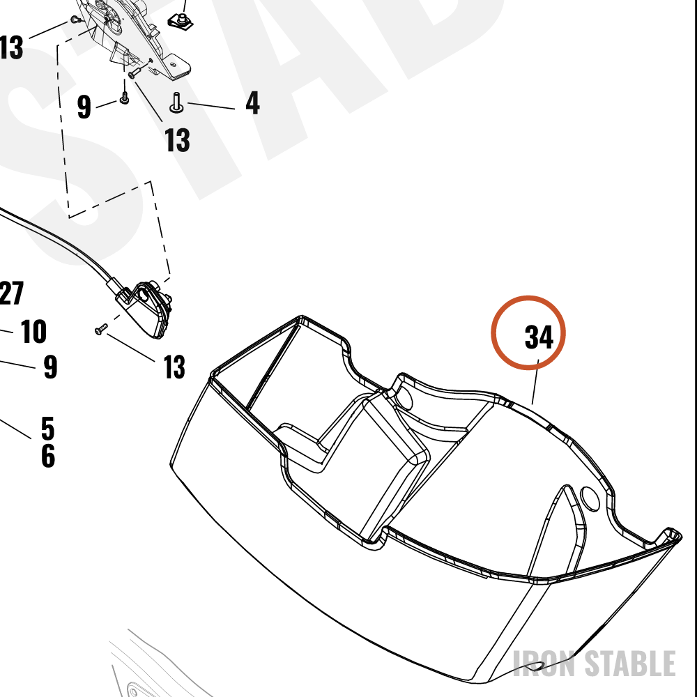 Harley-Davidson S-Bag Inr, Liner, Rh, Panel