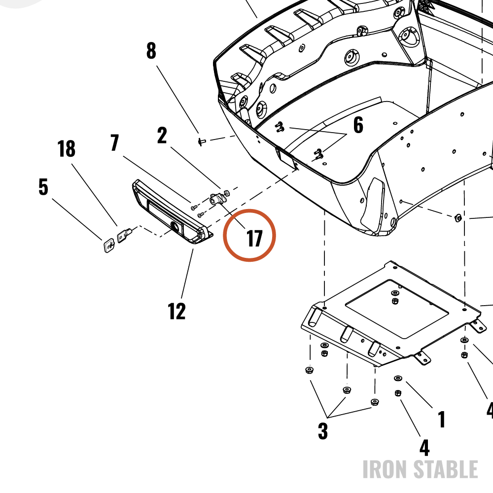 Harley-Davidson Lock, T-Pack(Po)