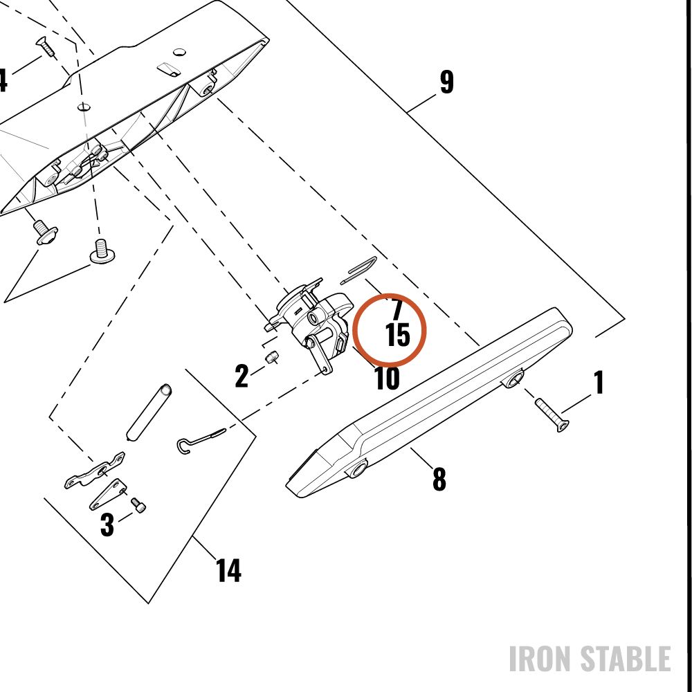 Harley-Davidson Lockset, Trunk (Req Keycode)