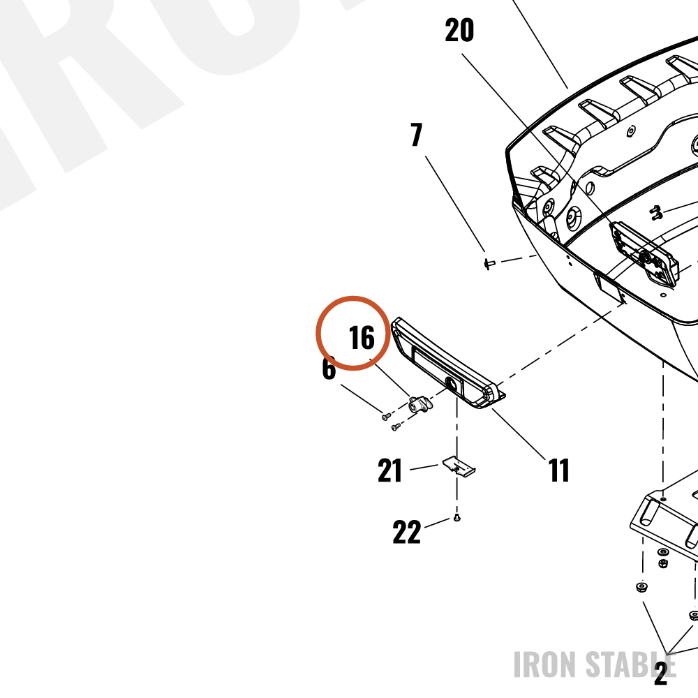 Harley-Davidson Cam Lock, Tour-Pak