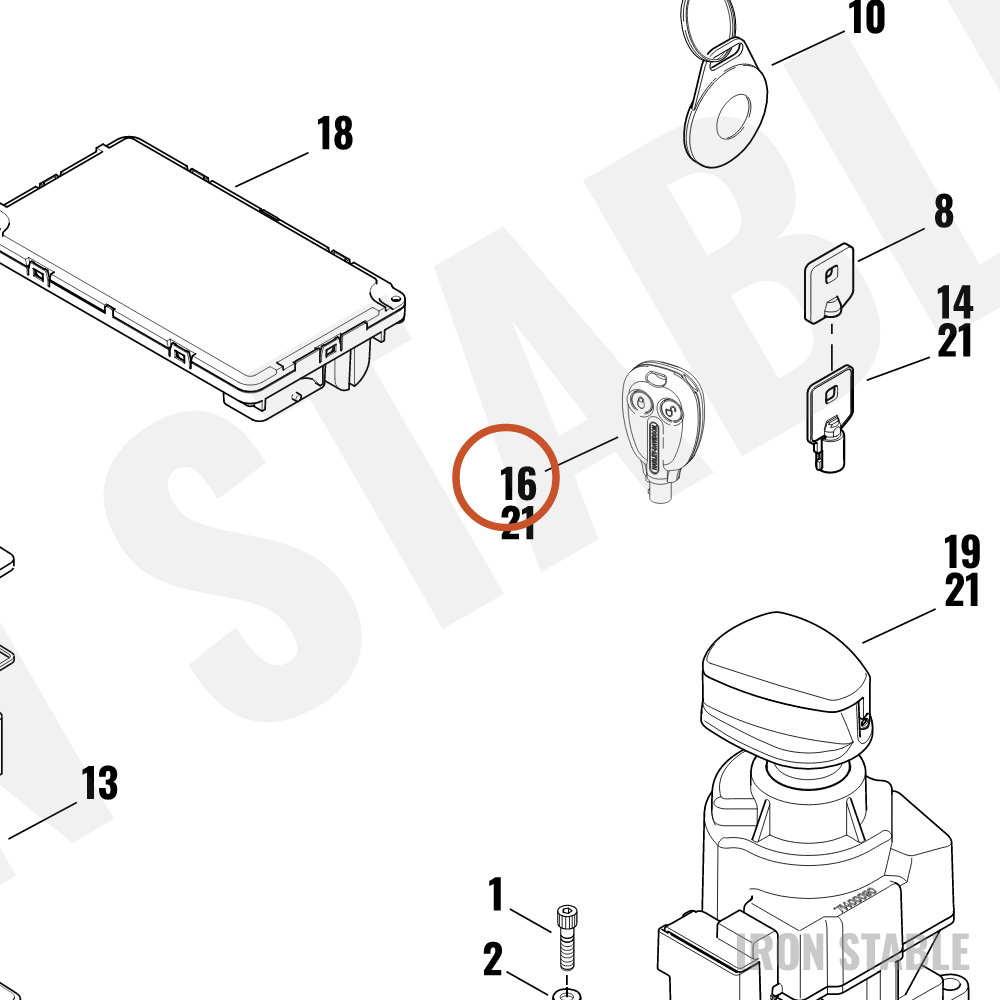 Harley-Davidson Fob/Key