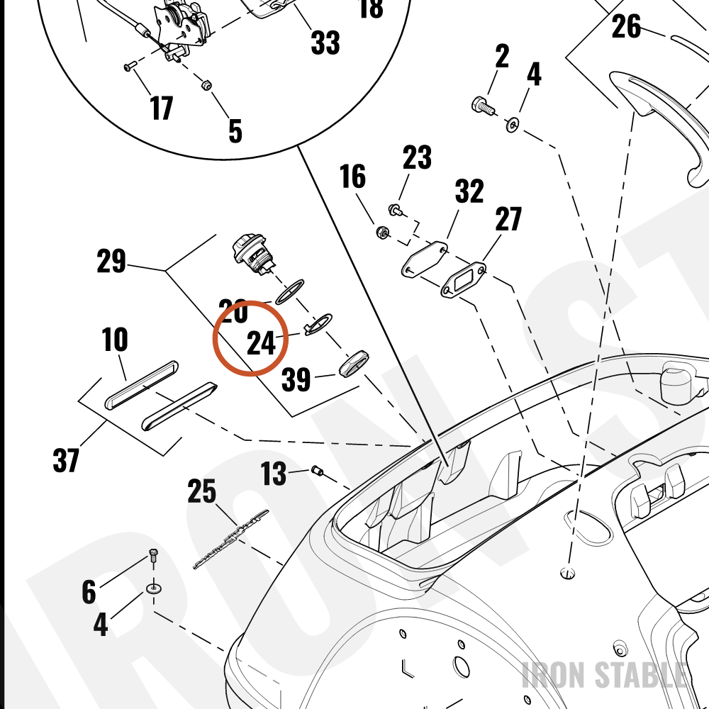 Harley-Davidson Washer, Tabbed