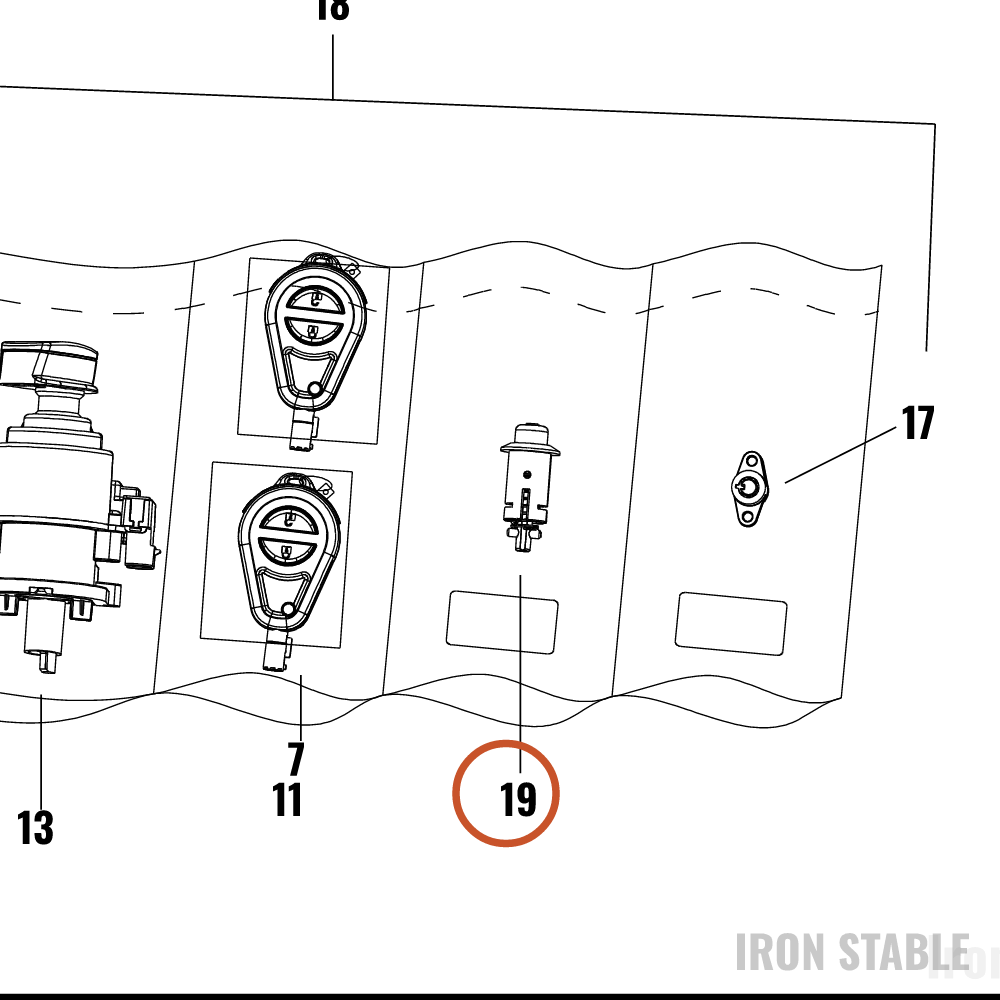 Harley-Davidson Lockset, Trunk