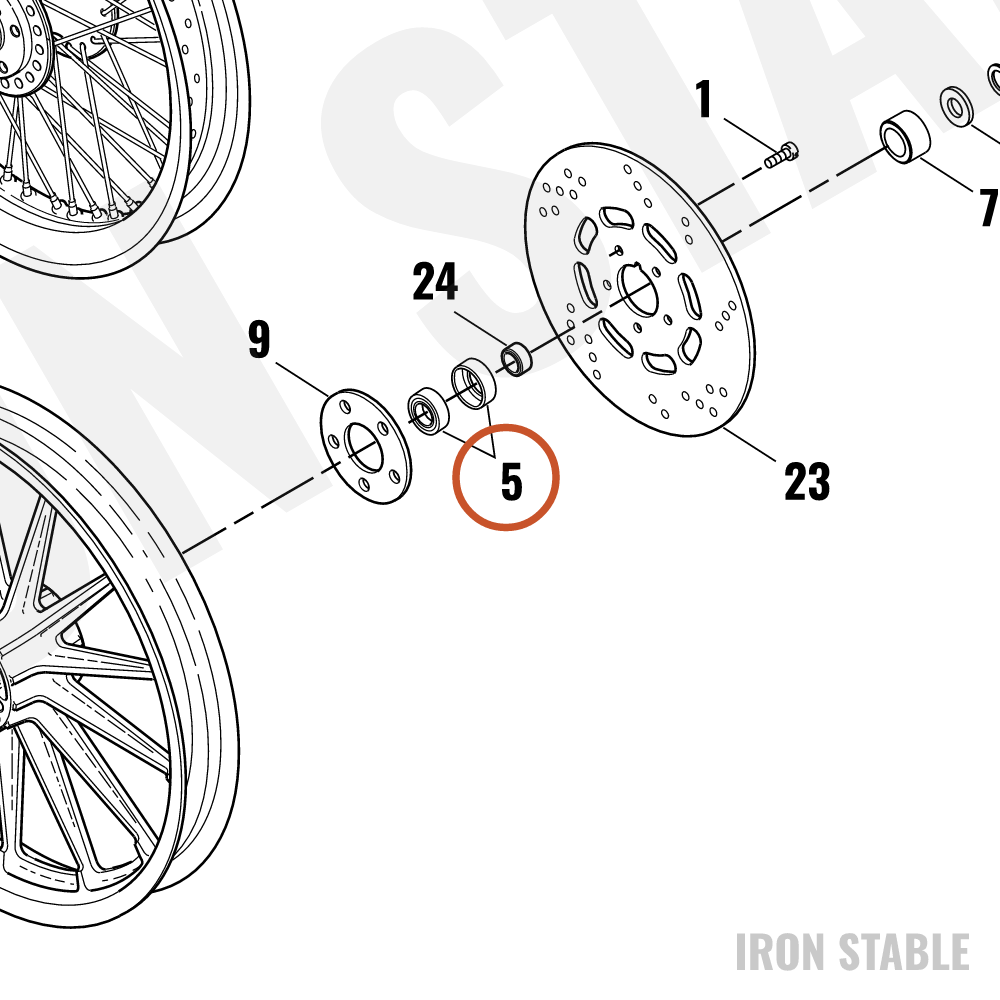 Harley-Davidson Roller Bearing