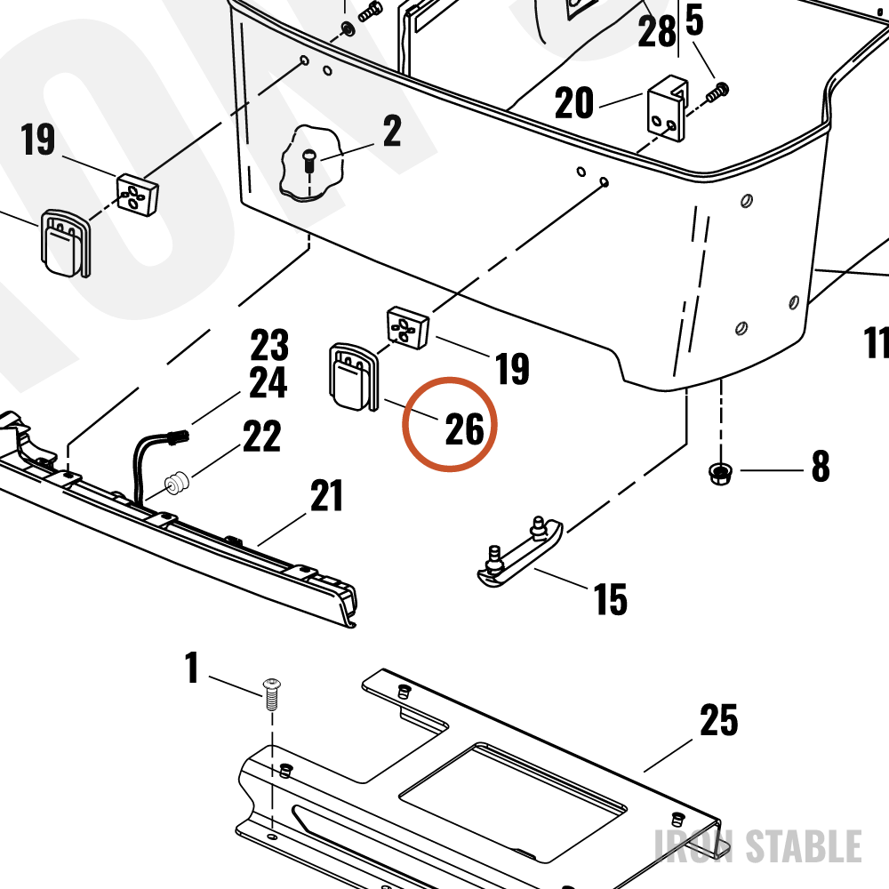 Harley-Davidson Latch, T-Pak