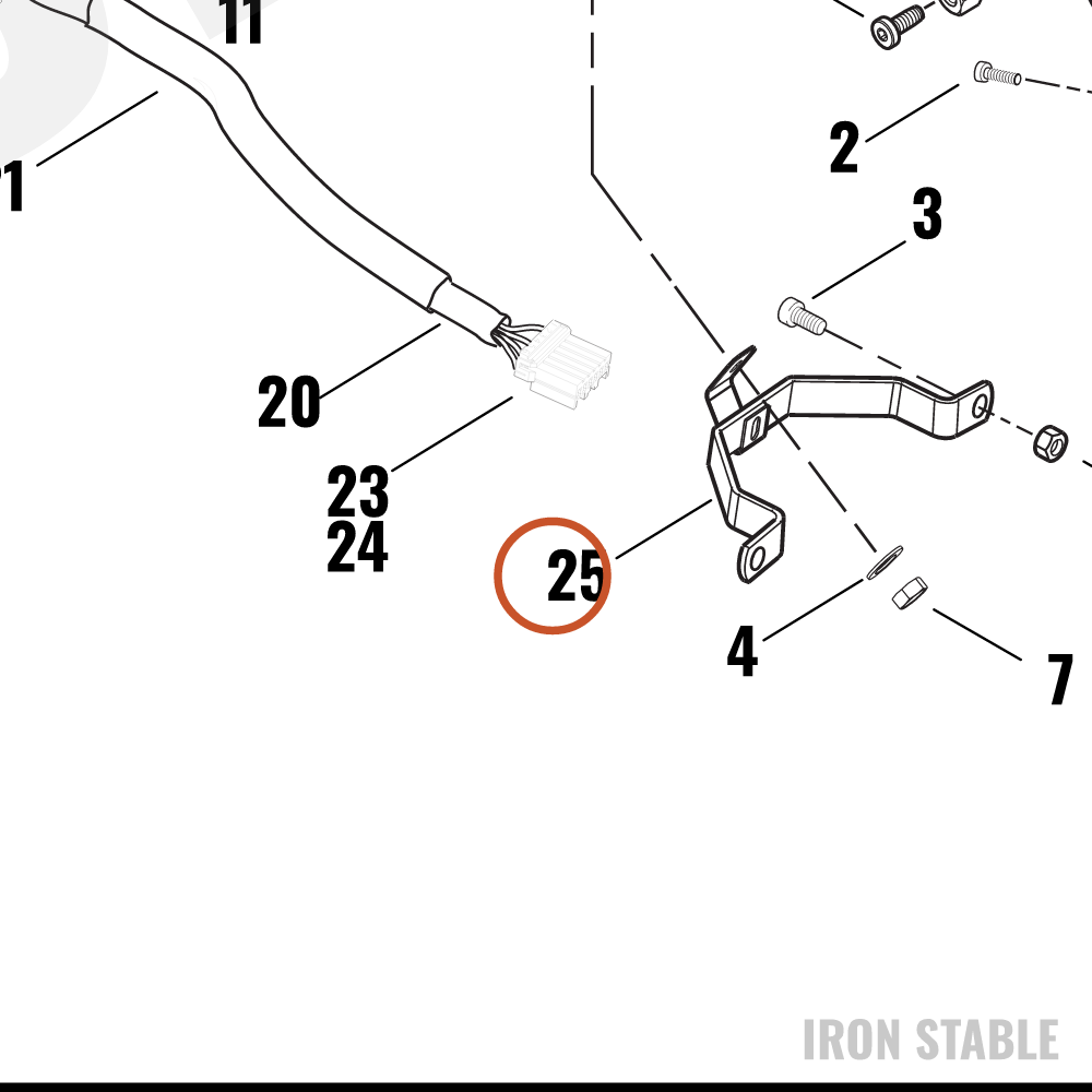 Harley-Davidson Bracket, Saddlebag Support