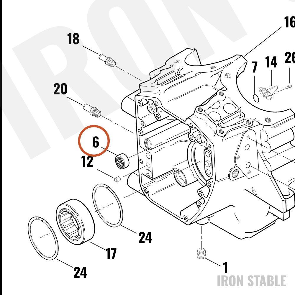Harley-Davidson Needle Bearing