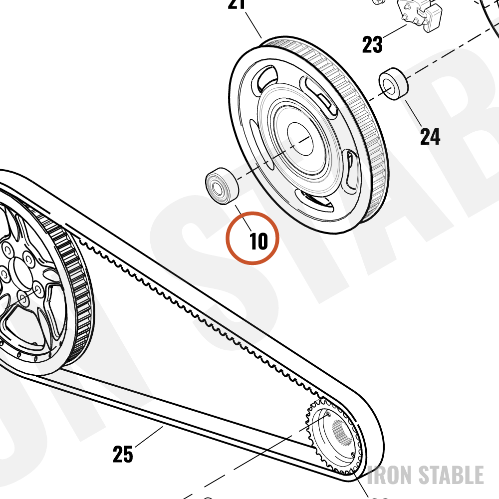 Harley-Davidson Ball Bearing, 2-Row