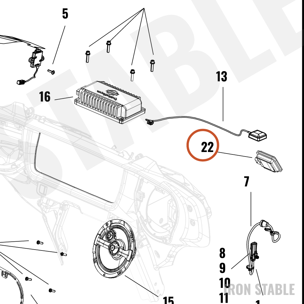 Harley-Davidson Sub-Assembly, Veh Compl, Transmitter