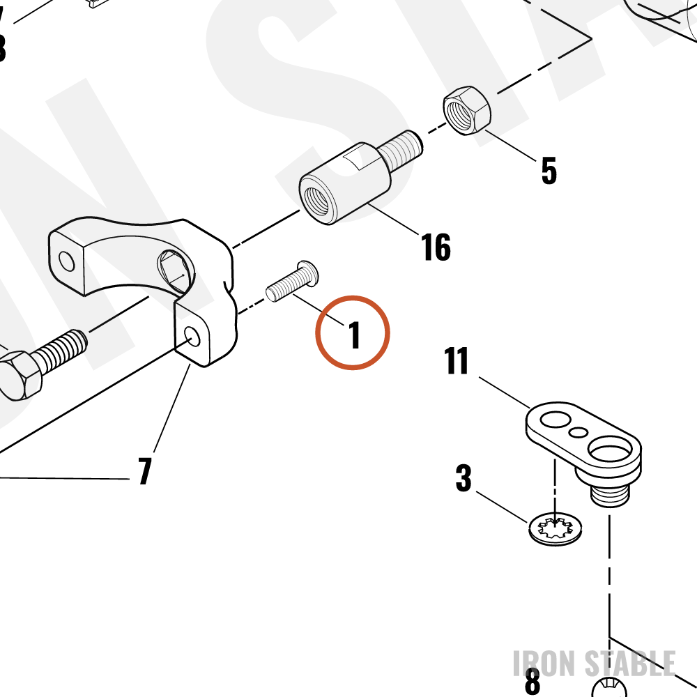 Harley-Davidson Screw, Hex Socket, Button Head