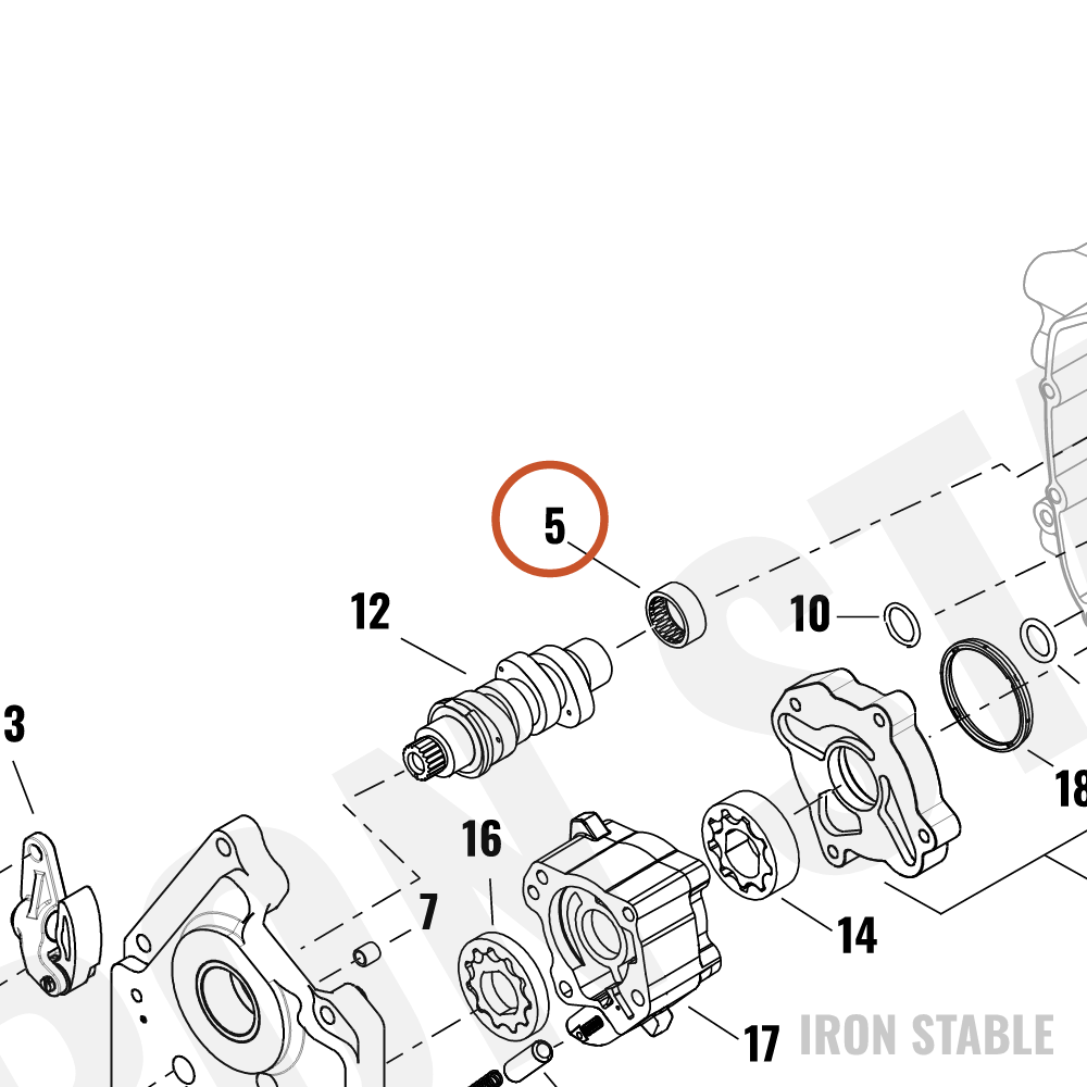 Harley-Davidson Pt Camdr/Vt Misc Component, Needle