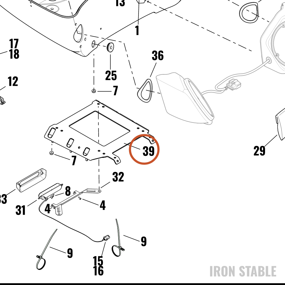 Harley-Davidson Stor, Hard, Bracket