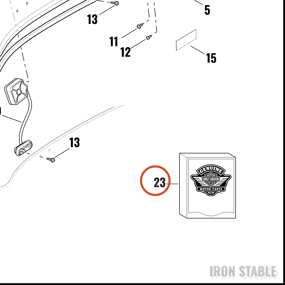 Harley-Davidson Liner, T-Pak Top