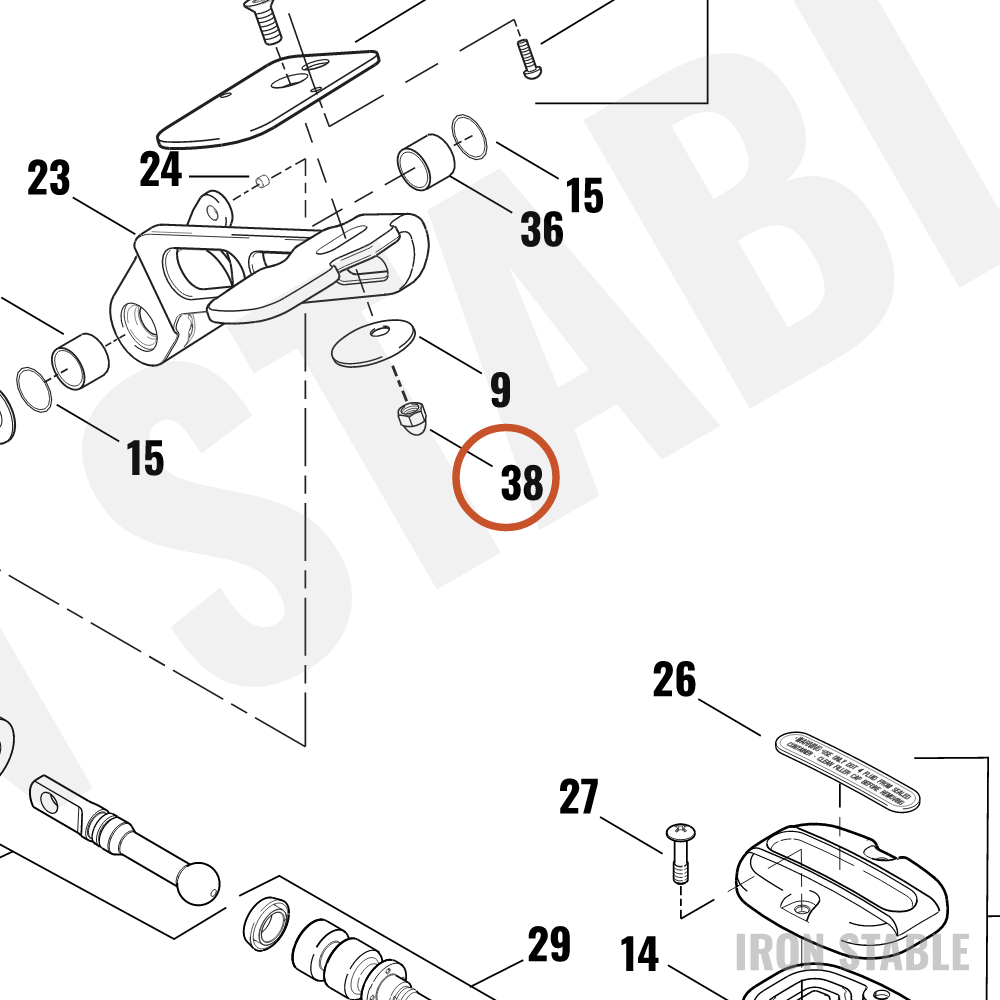 Harley-Davidson Acorn Nut 5/16-18