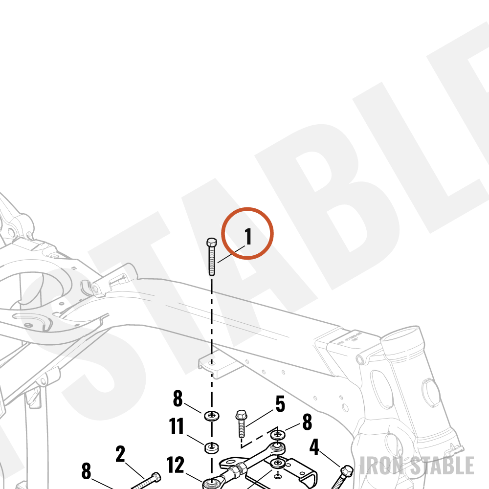 Harley-Davidson Screw For Softail Saddlebags