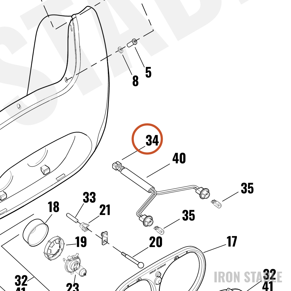 Harley-Davidson Terminal Wire