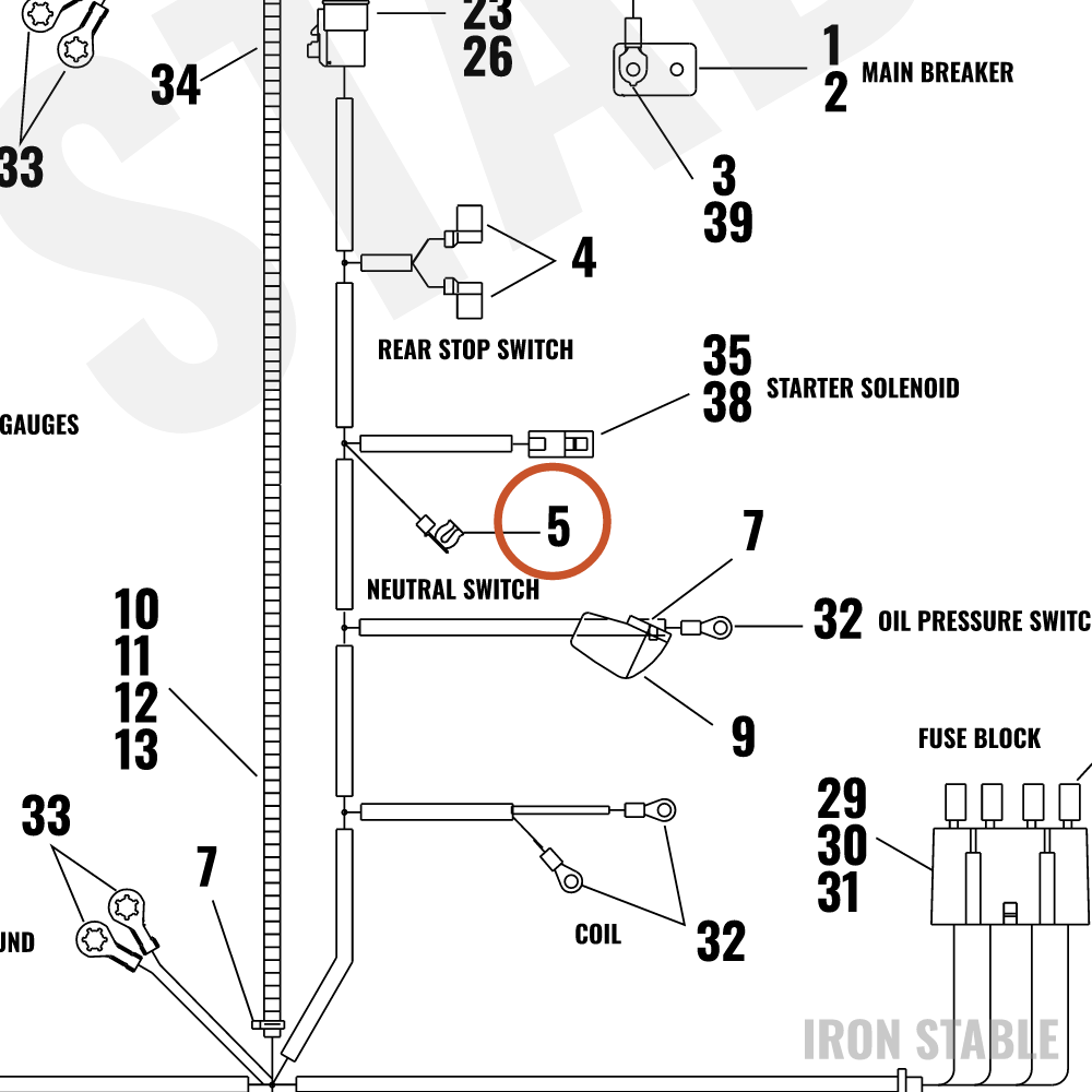Harley-Davidson Cap & Insulation Assembly
