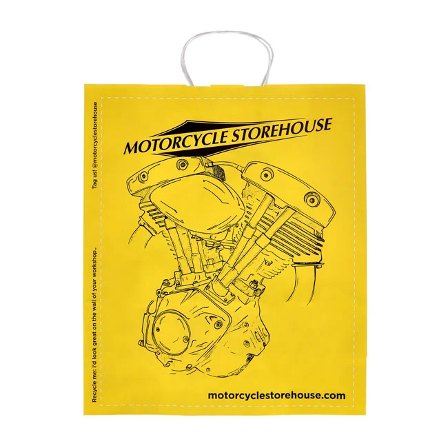 MCS Motorcycle storehouse, logo carrier bag paper - 200101