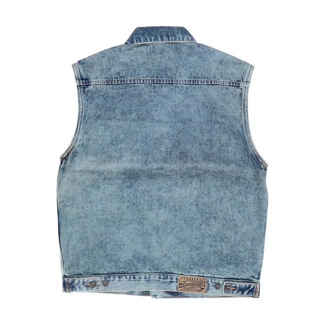 MCS Denim vest stonewashed blue - 300070