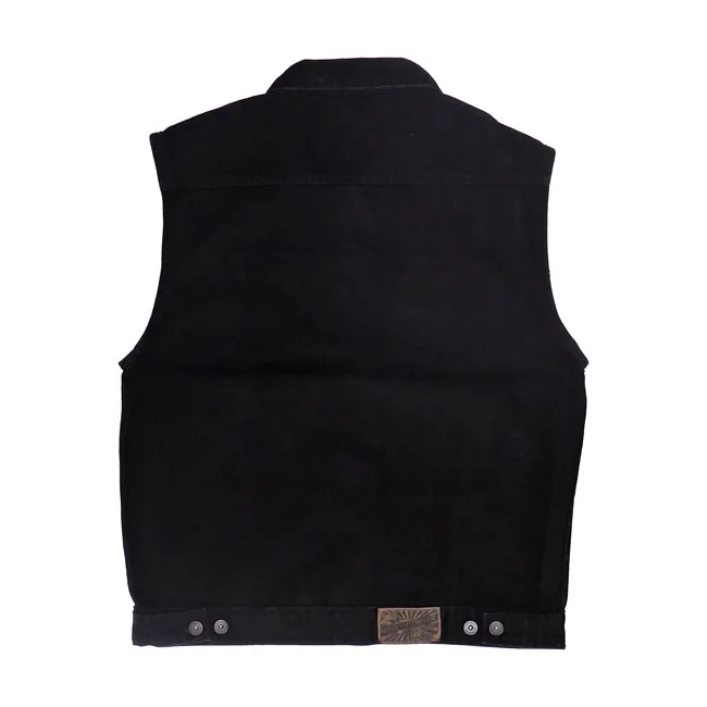 MCS Denim vest black - 300077