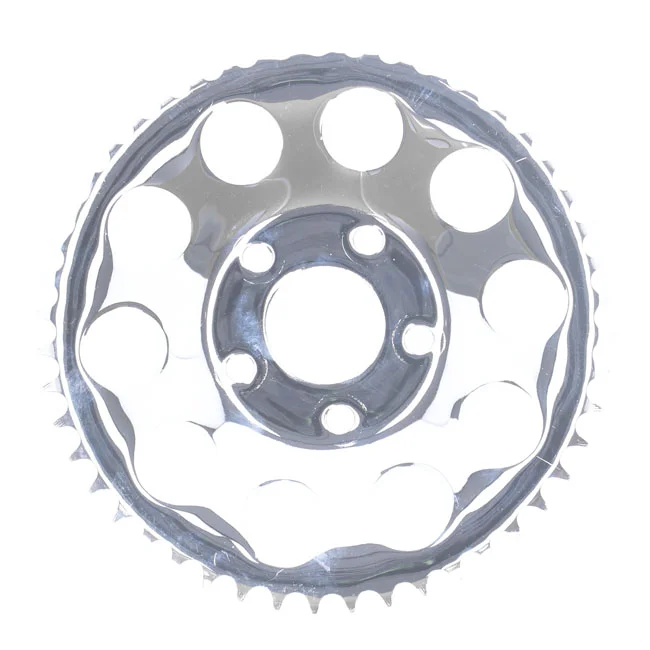 MCS Rear sprocket, chrome. 48t - 40954-81