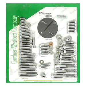 Gardner-Westcott Motor screw set, chrome allen