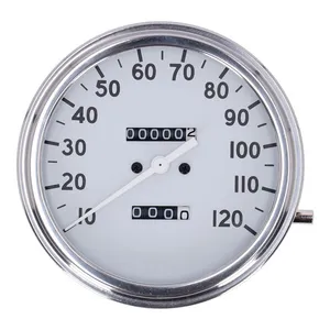 MCS FL speedometer, ''36-40 face'', white. 1:1 mph