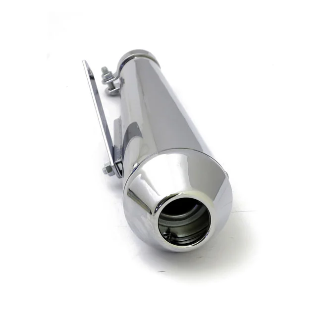 MCS Megaton universal muffler 17" long chrome - 500534