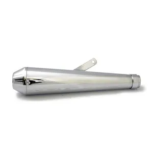 MCS Megaton universal muffler 17" long chrome